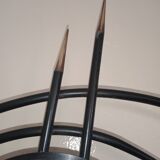 Vintage Bayard iron and brass clock 1960