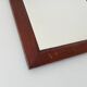 Vintage rectangular mirror in solid wood