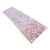 Vintage Turkish hallway rug 80x300 cm