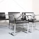 Ensemble de 6+1 chaises Mies van der Rohe Brno noir Bauhaus