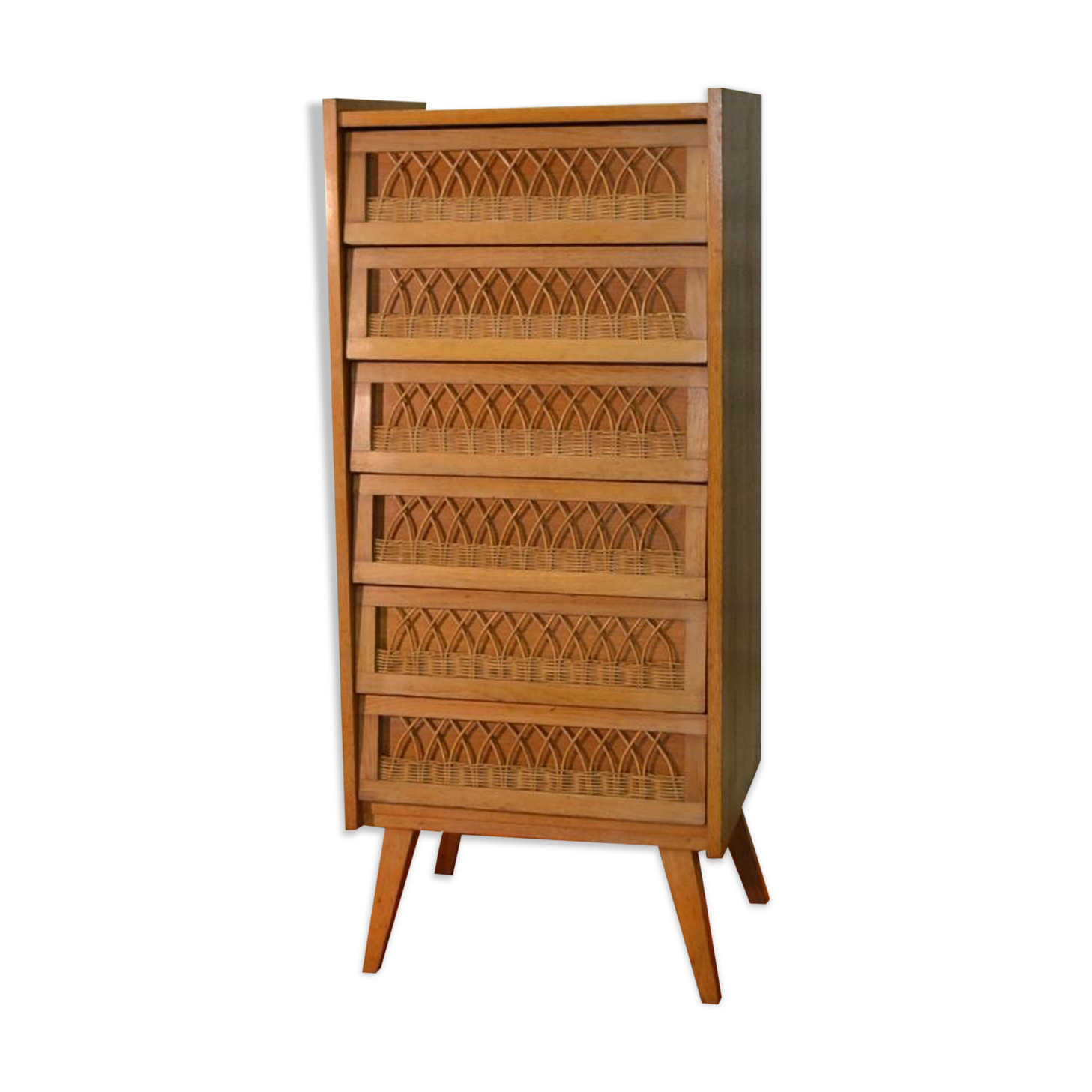 Chest in oak in the 1960s