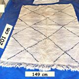 Benni ouarain 100% woollen carpet: 190x377cm