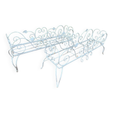 1950s wrought iron planter
