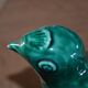 Green glazed ceramic pigeon FPP Vallauris