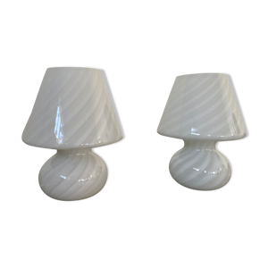 2 lampes champignon mushroom