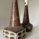 Table lamps, Marianne Starck, Michael Andersen, Denmark, 1970s, set of 2