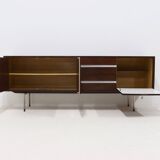 Dutch Minimalist Wenge Wooden Sideboard by Tijsseling 1970s