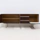 Dutch Minimalist Wenge Wooden Sideboard by Tijsseling 1970s