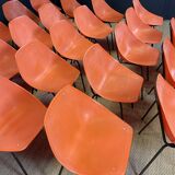 Set of 24 orange Guariche chairs