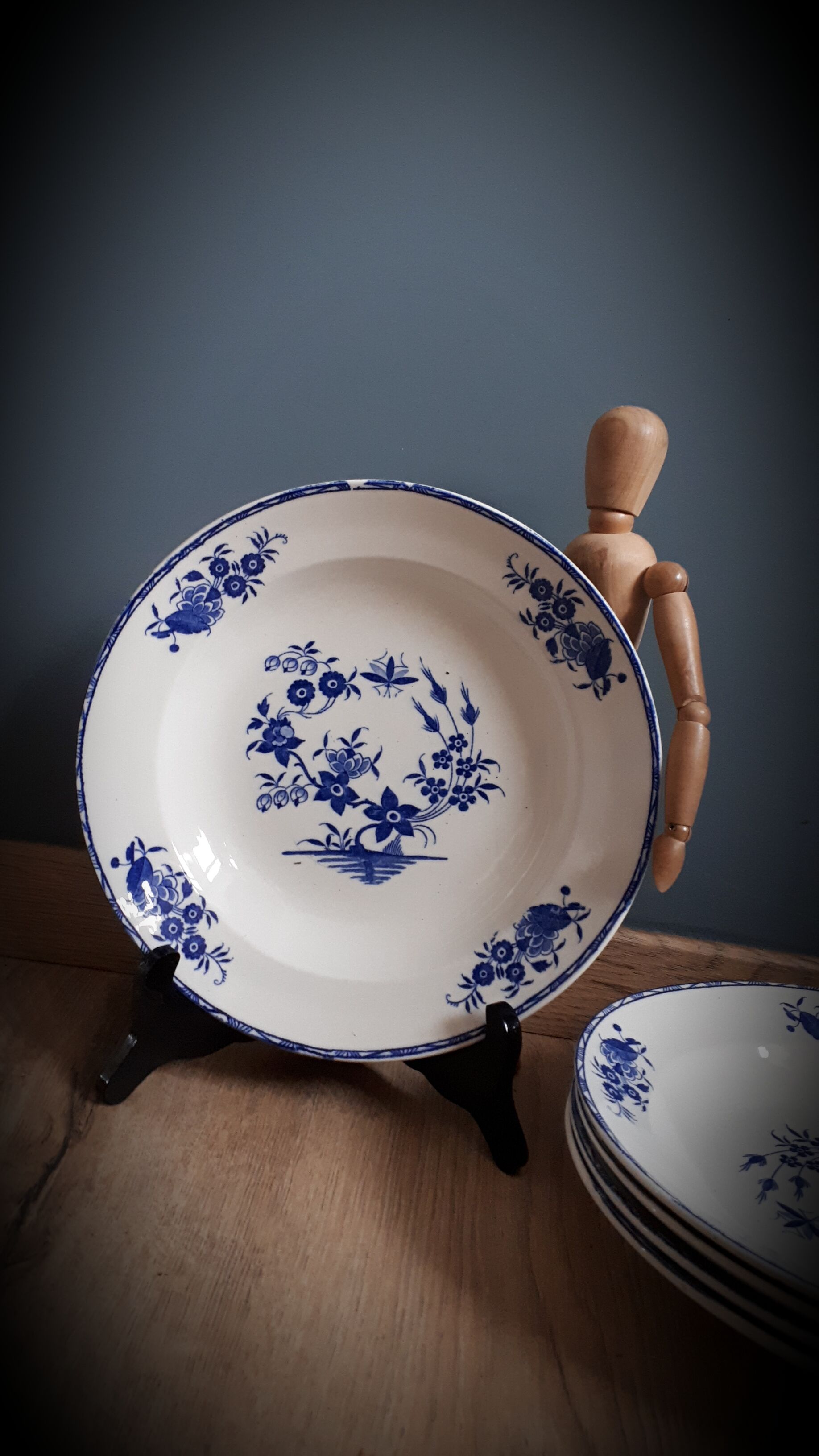 Set of 5 deep plates Grand Bouquet