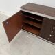 Commode en bois et aluminium, France 1970