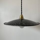 Sheet metal suspension, industrial enameled bowl