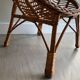 Vintage rattan armchair