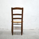 Antique mulched wooden country chair