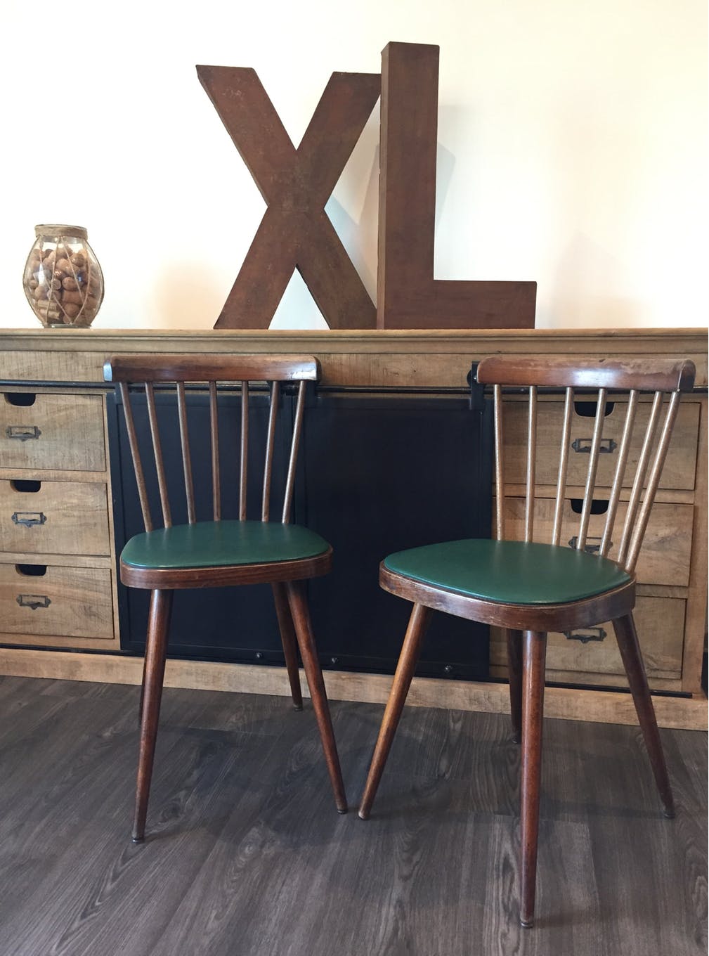 Pair of bistro chairs Baumann brand