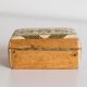 Old wooden box and mother-of-pearl