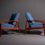 Armchairs by Kai Kristiansen for Magnus Olesen in 1955