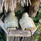Numbered ceramic birds