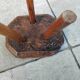 Antique vintage farmhouse tripod stool