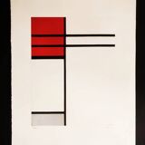 1970s Piet Mondrian Limited Edition Lithograph Numbered in Pencil.