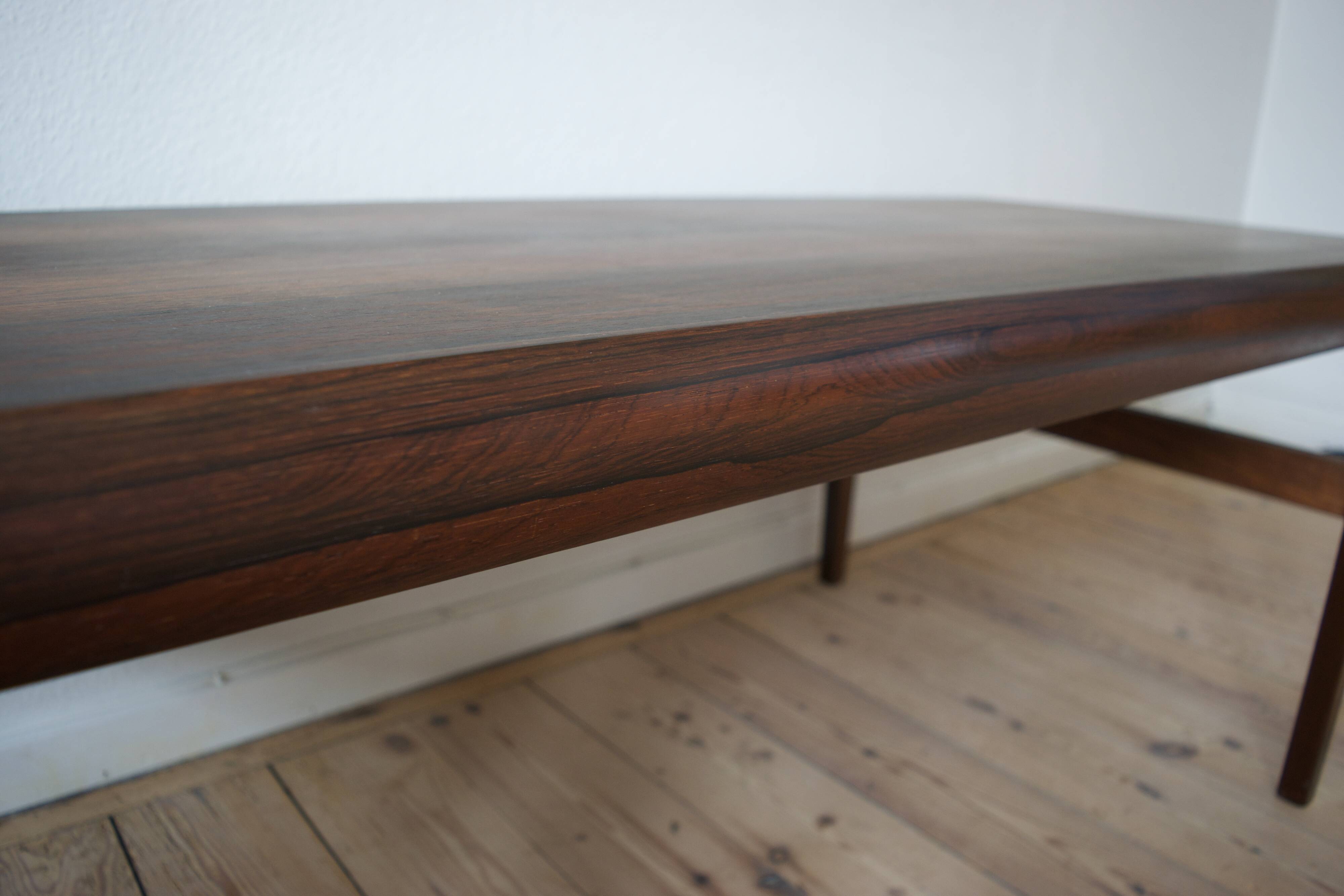 Vintage Brazilian Rosewood Coffee Table by Johannes Andersen for CFC Silkeborg