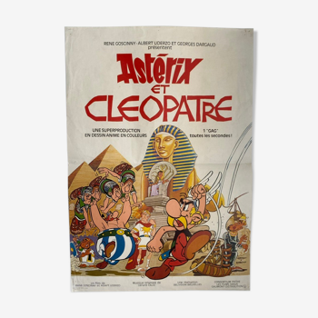 Original poster of the film Asterix and Cleopatra year 1968