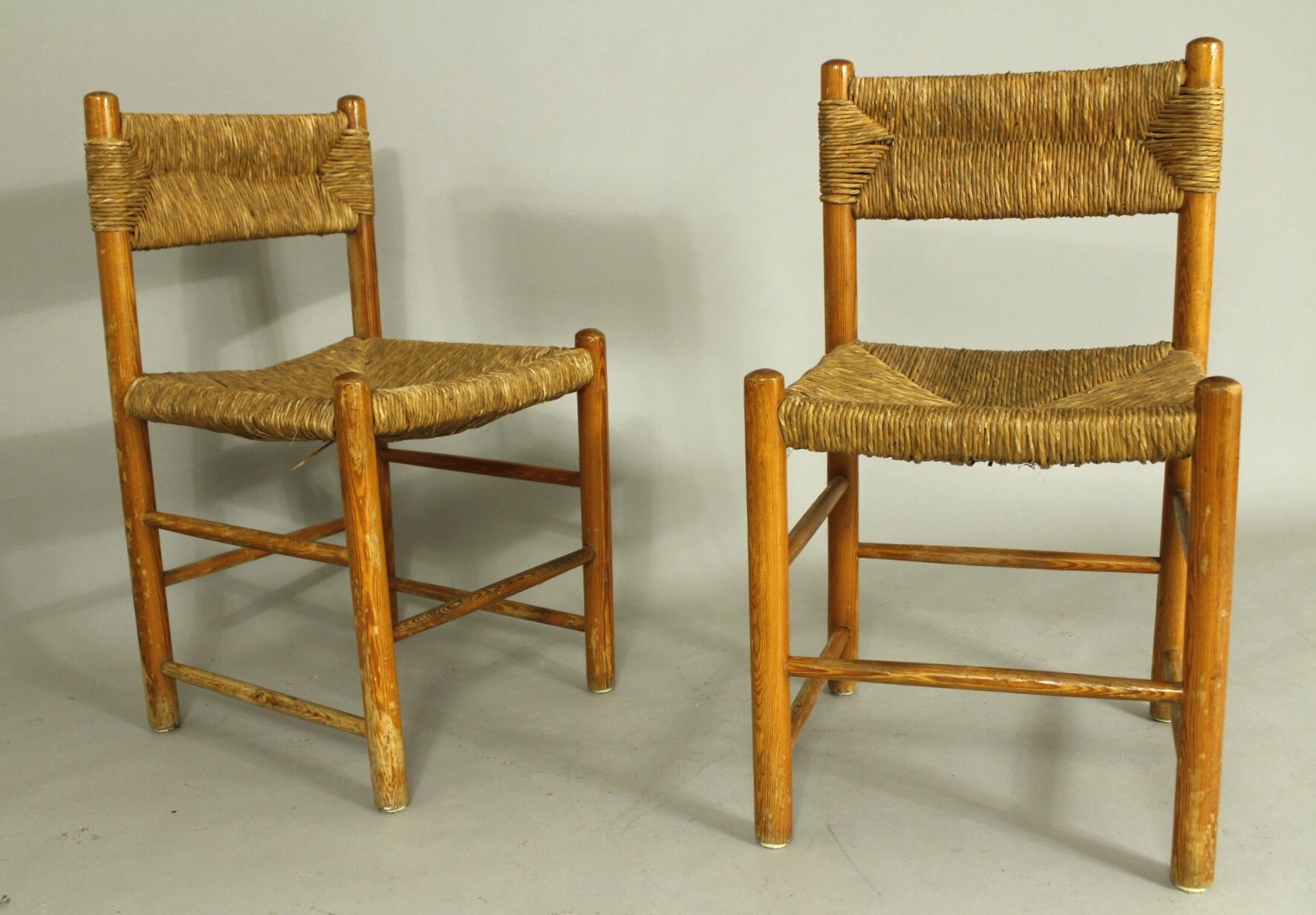 Pair of Dordogne Chairs for Robert Sentou, 1970s