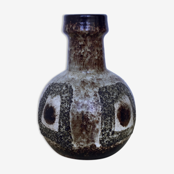 Vase céramique à motifs géométriques - made in Germany - 1960