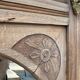 Large oak entrance hall wardrobe, early 20th century