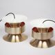 Pair of 2 vintage lamps Trava by Carl Thore, 1960s