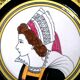 Pair of plates Henriot Quimper couple of Bretons