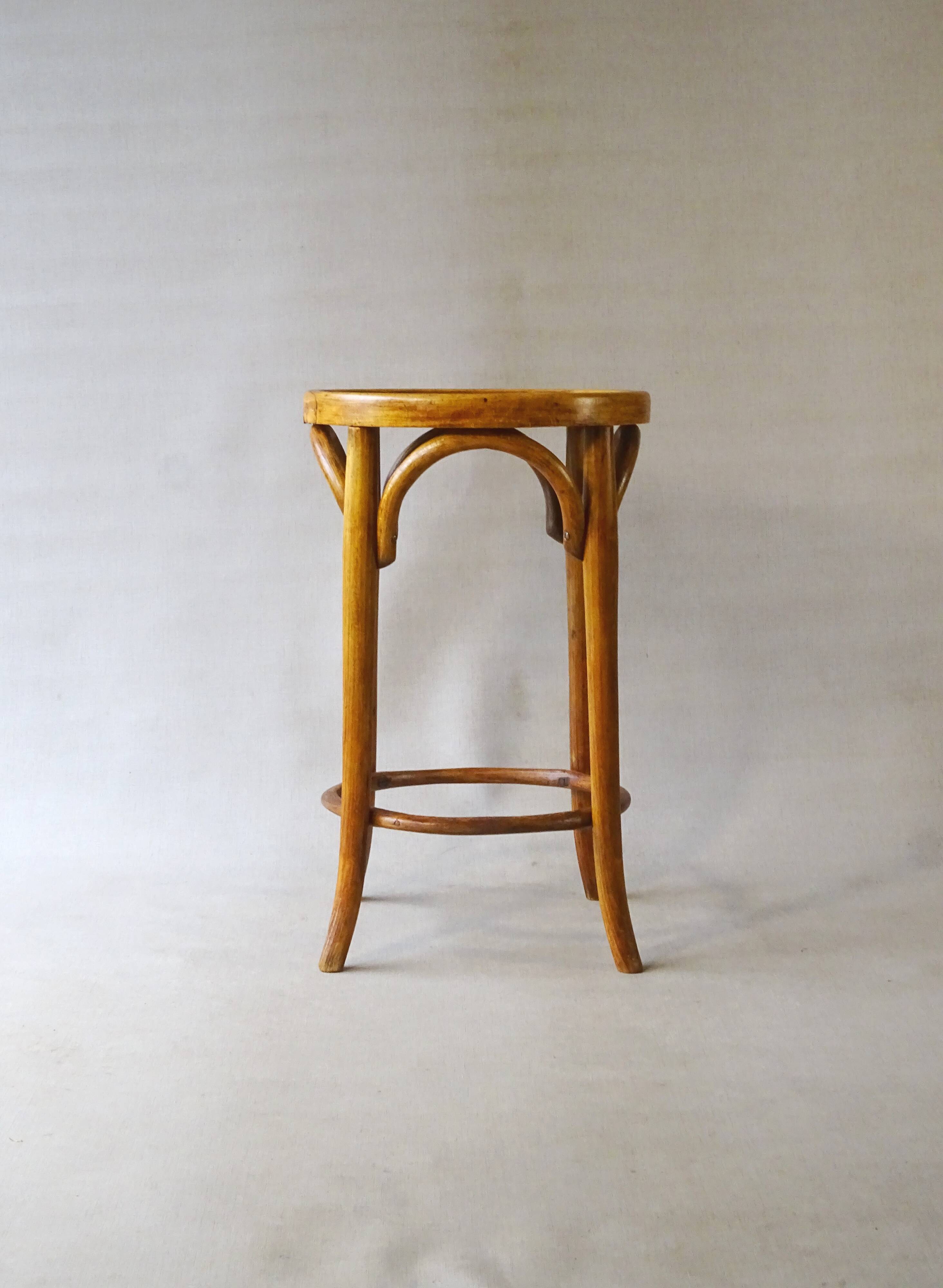 Bistro stool No. 94 by Baumann 1930, not Thonet.