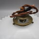 Suspension ancienne en opaline blanche