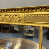 C19th Gilt Overmantle mirror