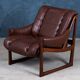 Mid-Century Armchairs in Rosewood by Torbjørn Afdal for Nesjestranda Møbelfabrikk, 1960s, Set of 2