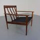 Danish Model 56 Armchair in Rosewood by Grete Jalk for Poul Jeppesen, 1960s