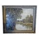 Painting on cardboard (Barbizon) Landscape