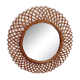 Grand miroir rotin