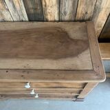 Walnut chest of drawers