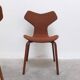 Rare set of 4 first edition 'Grand Prix' chairs by Arne Jacobsen for Fritz Hansen, 1959
