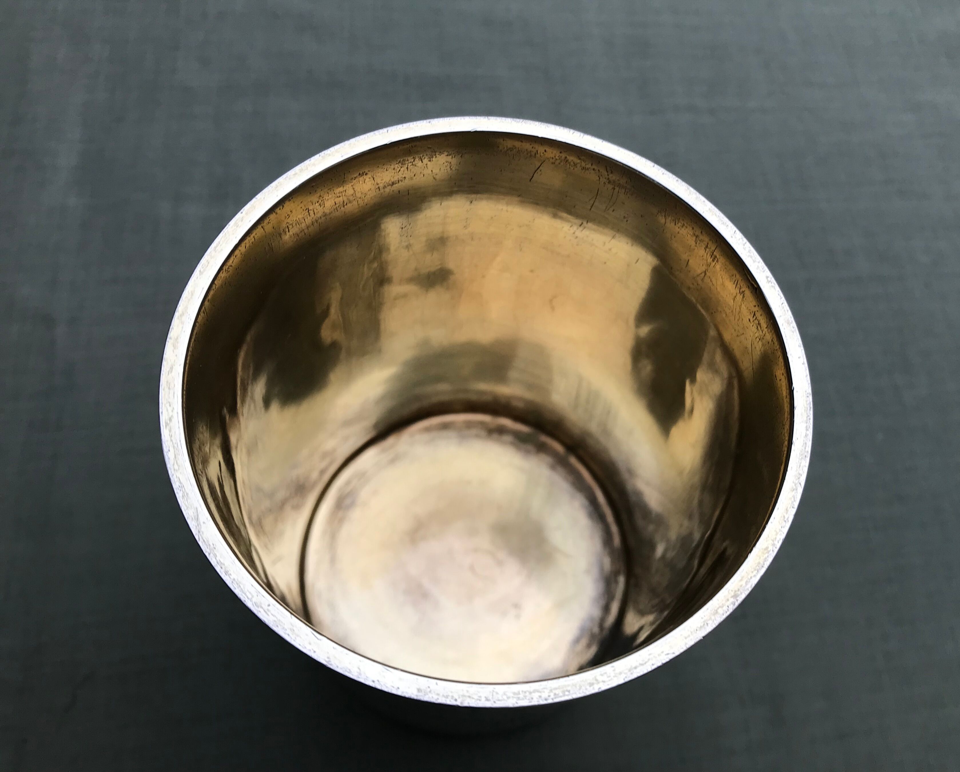 Ancient timpani floral motif