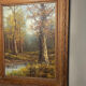 Vintage painting attributed to Alice J. Medina — Autumn Landscape — Oil