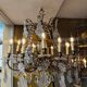 Crystal and bronze chandelier
