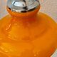 Vintage orange opaline pendant light
