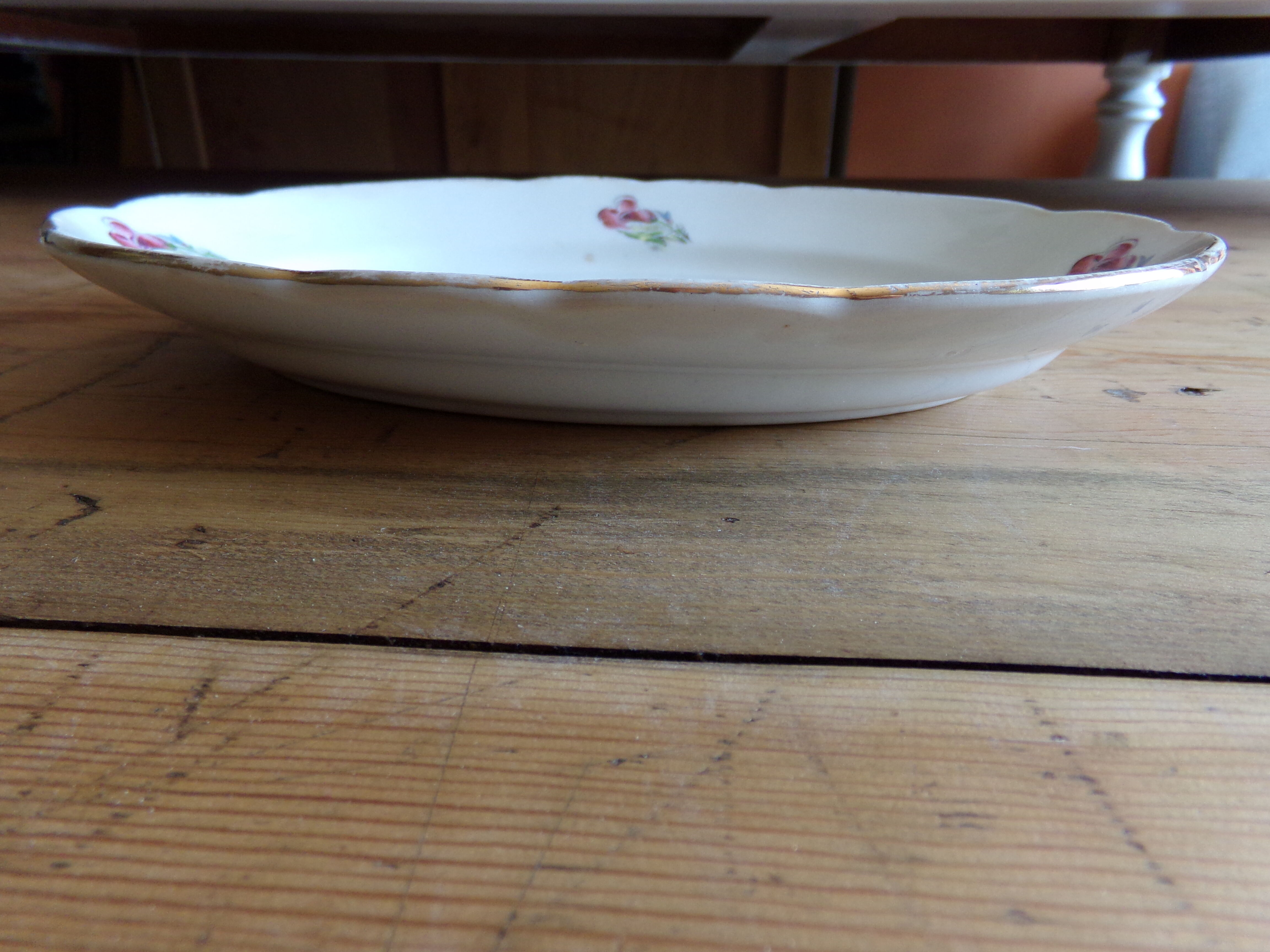 Old oval dish
