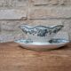 Old sauce boat on fixed frame Guadeloupe Saint Amand ceramic model