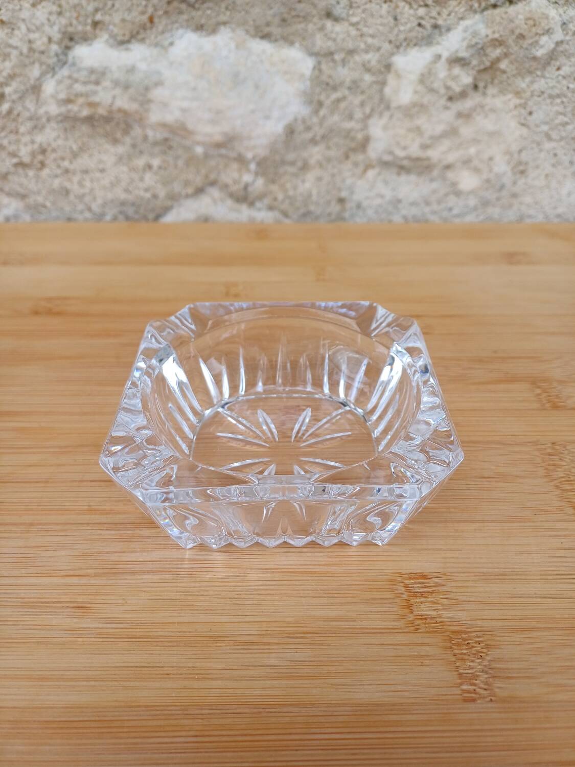 Cendrier en cristal d'Arques