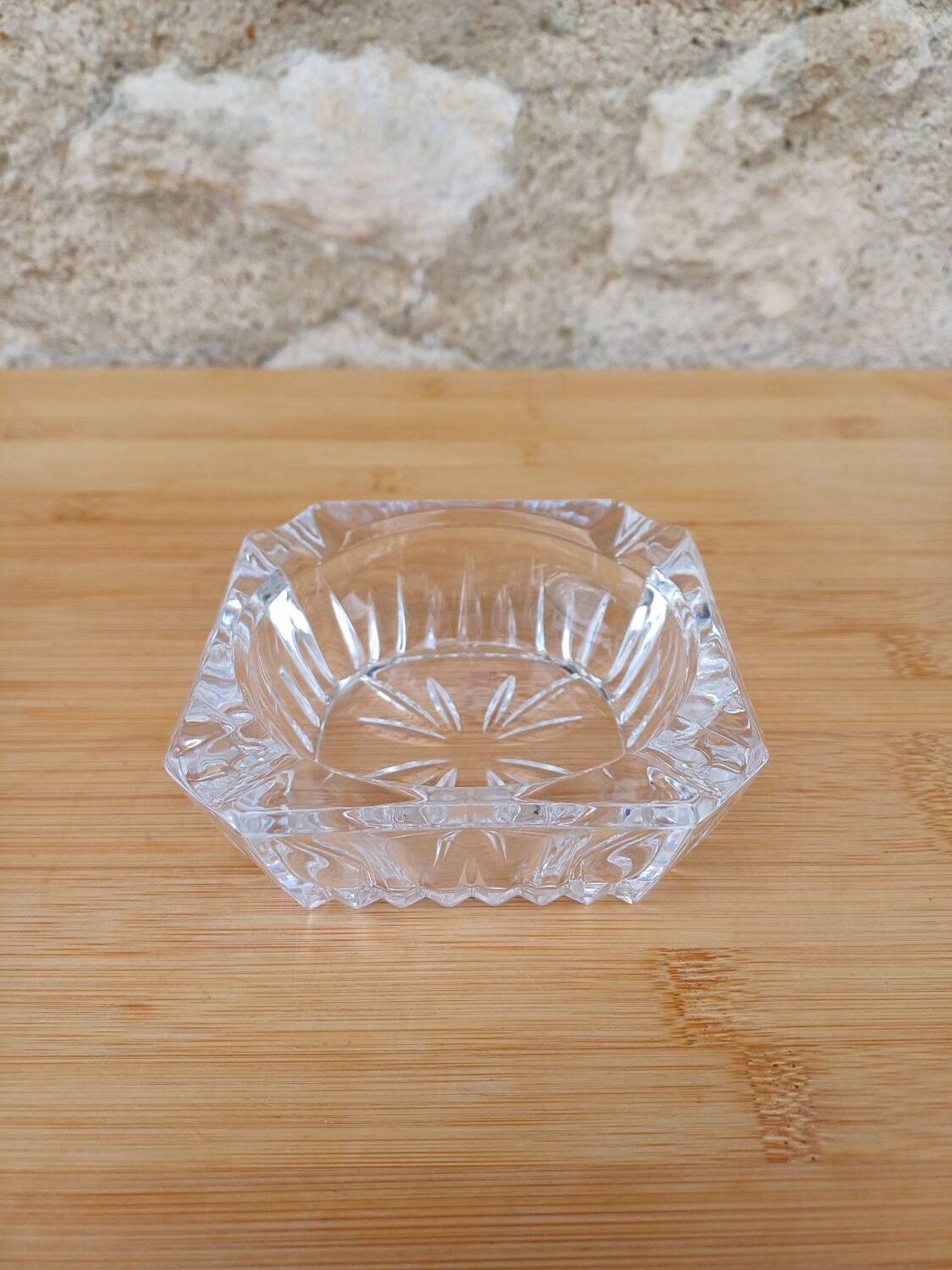 Cendrier en cristal d'Arques