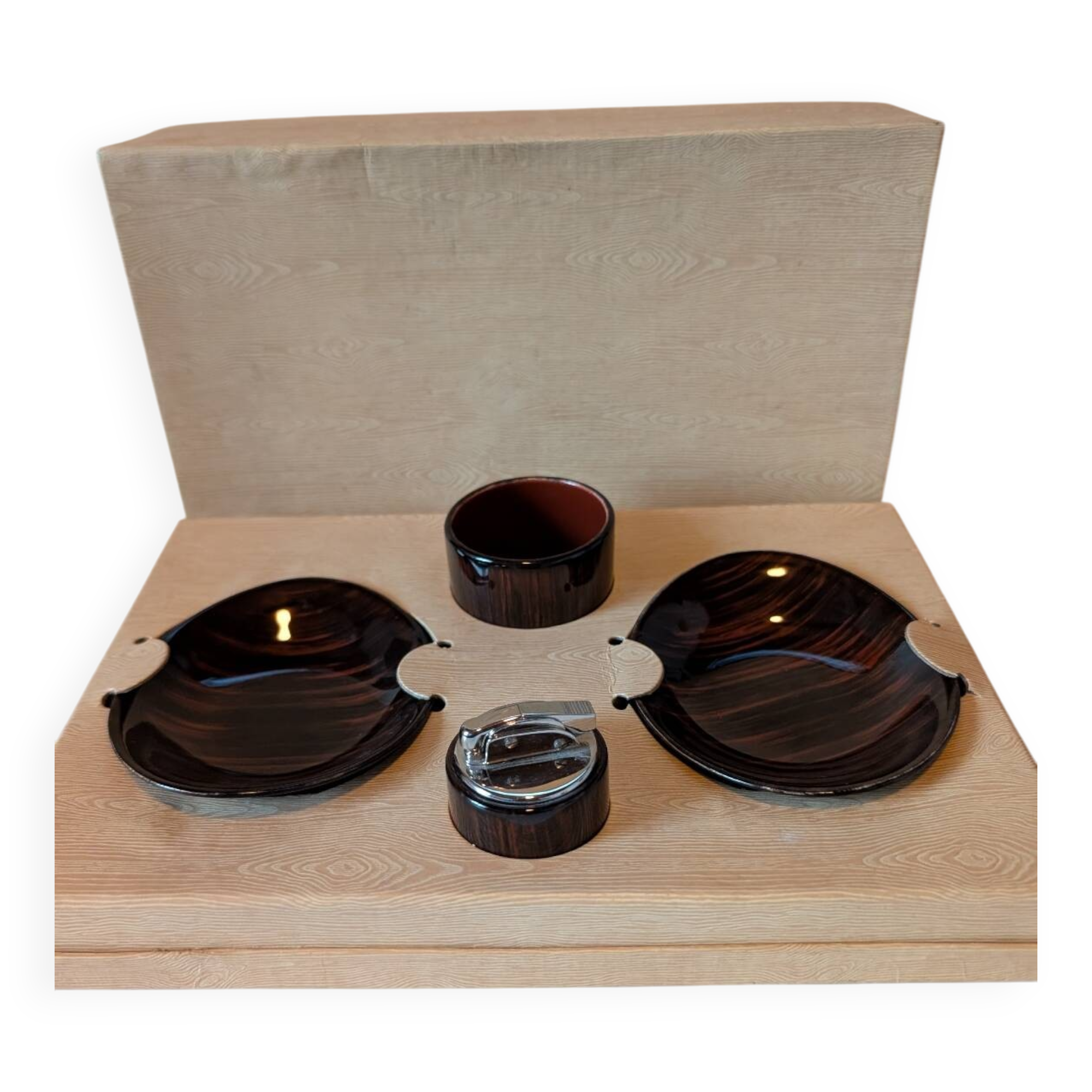 Earthenware ashtray from Salins-les-Bains