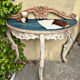 Antique patinated console